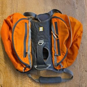 Orange and Gray Men's Backpack